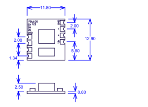PDu100 Dimensions