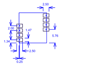 PDu100 Footprint